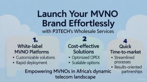 Launch Your MVNO Brand Effortlessly with P3TECH’s Wholesale Services